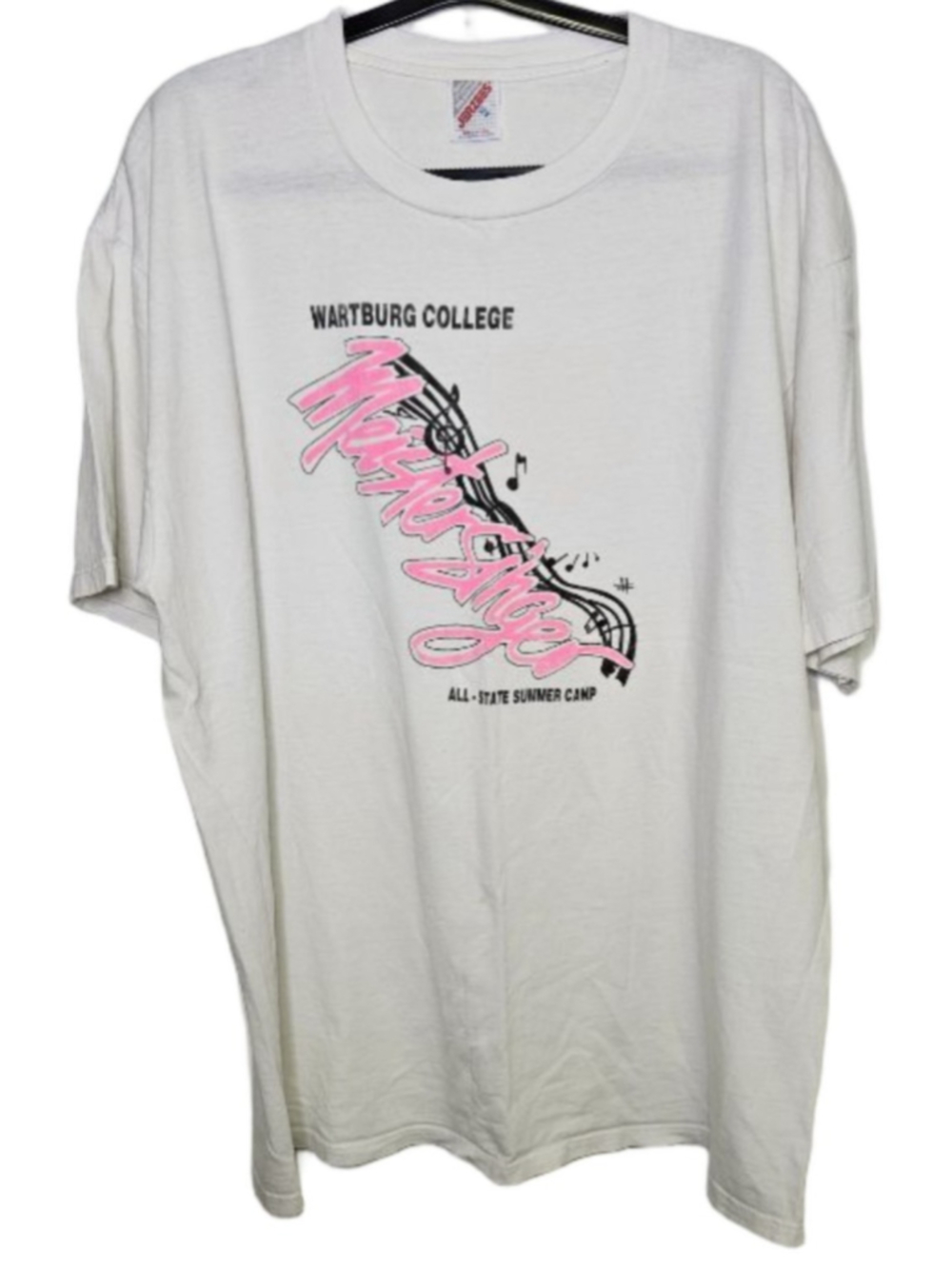 Vintage Wartburg College Music Camp T Shirt Jerzees Made USA Single Stitch XL 90